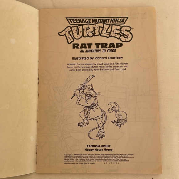 Teenage Mutant Ninja coloring book. - Picture 4 of 6